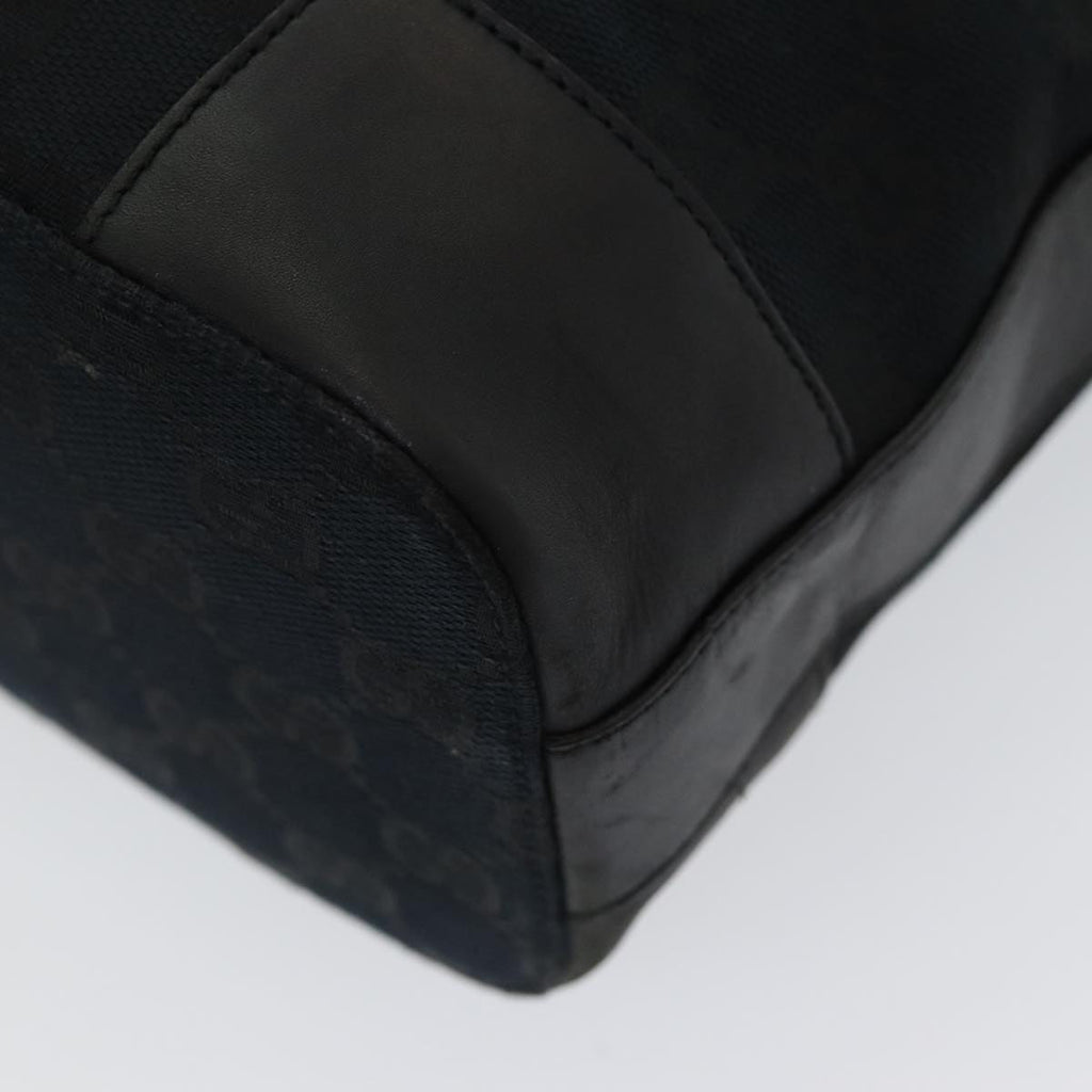 GUCCI GG Canvas Shoulder Bag Black 001 4204 am6699