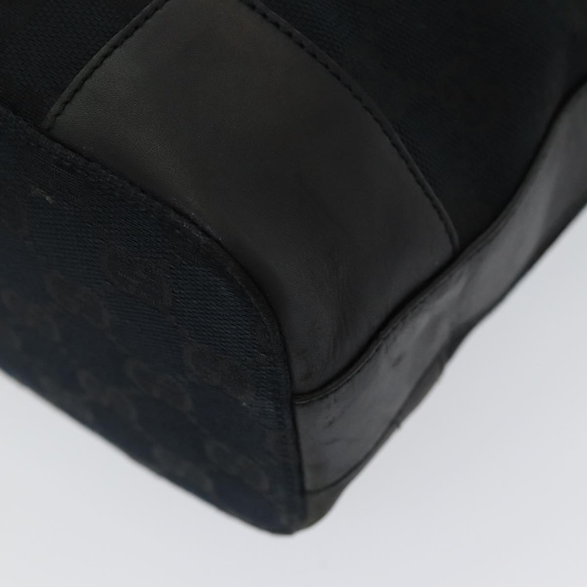 GUCCI GG Canvas Shoulder Bag Black 001 4204 am6699