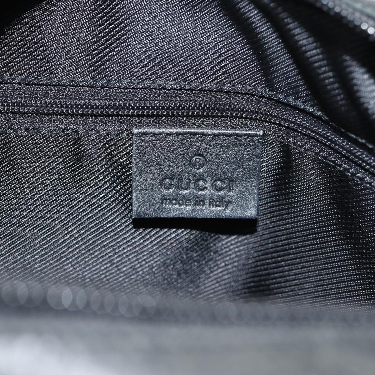 GUCCI GG Canvas Shoulder Bag Black 001 4204 am6699