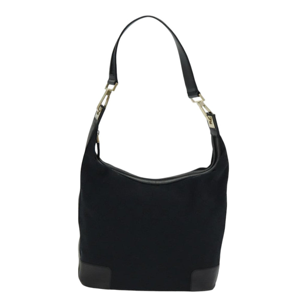 GUCCI GG Canvas Shoulder Bag Black 001 4204 am6699