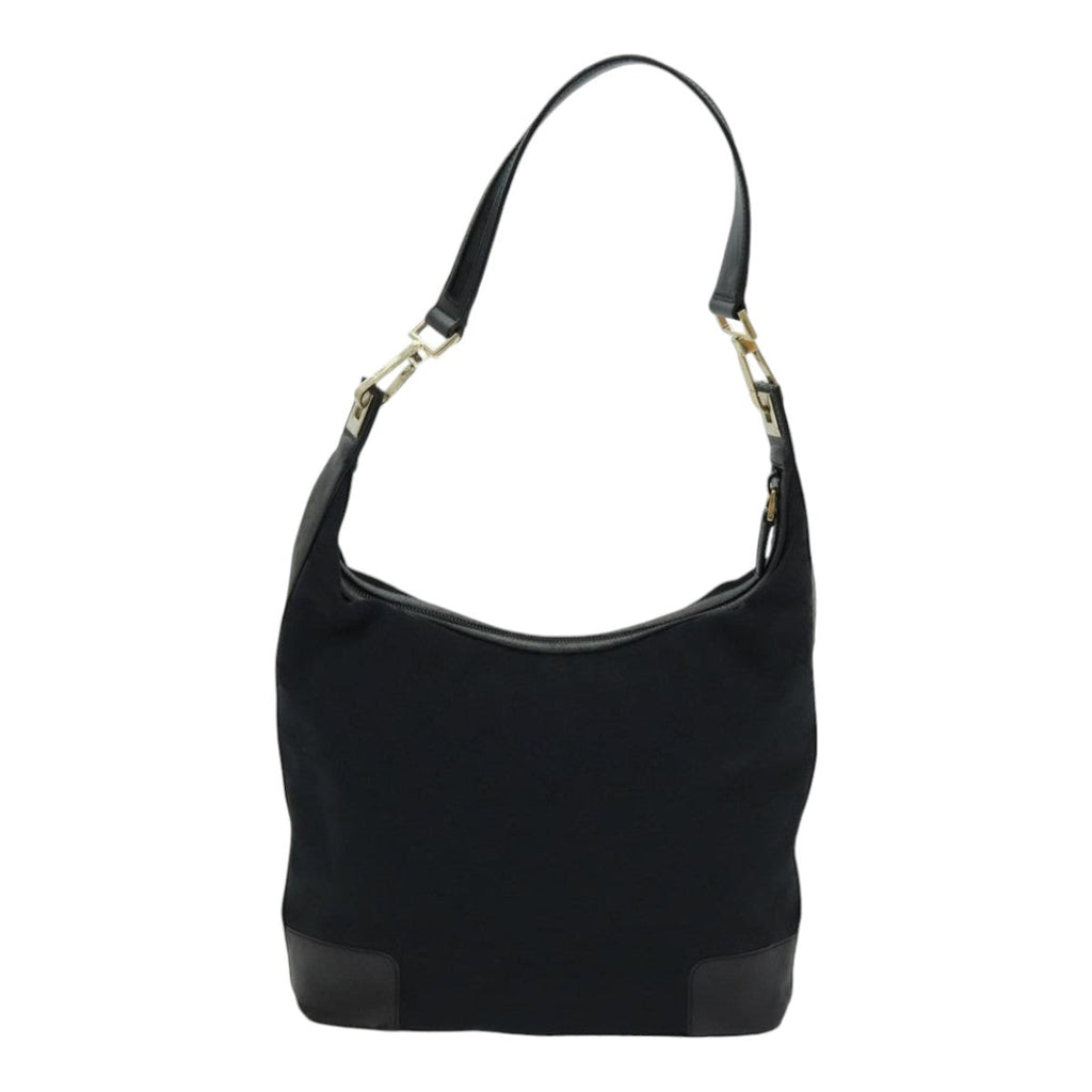 GUCCI GG Canvas Shoulder Bag Black 001 4204 am6699