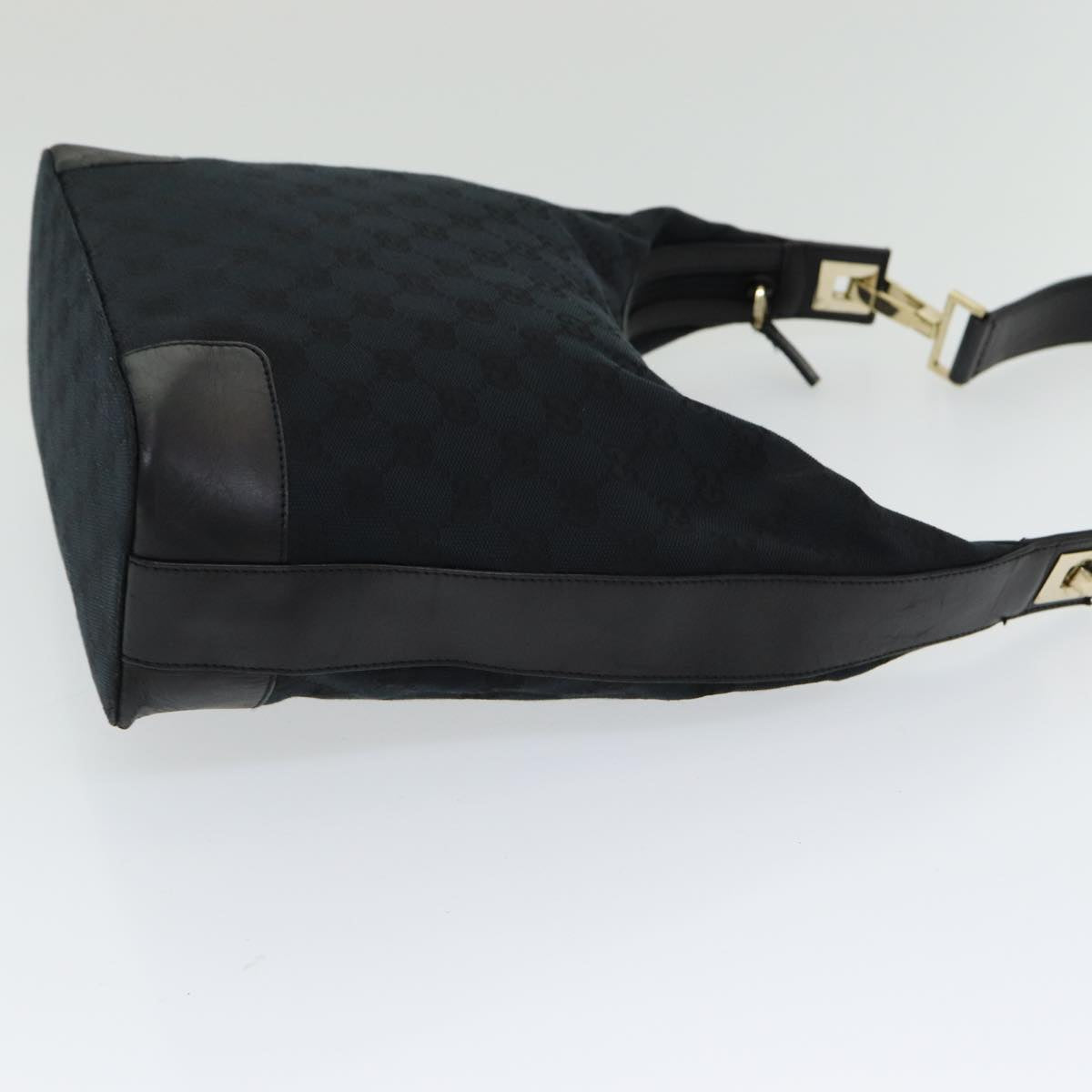 GUCCI GG Canvas Shoulder Bag Black 001 4204 am6699