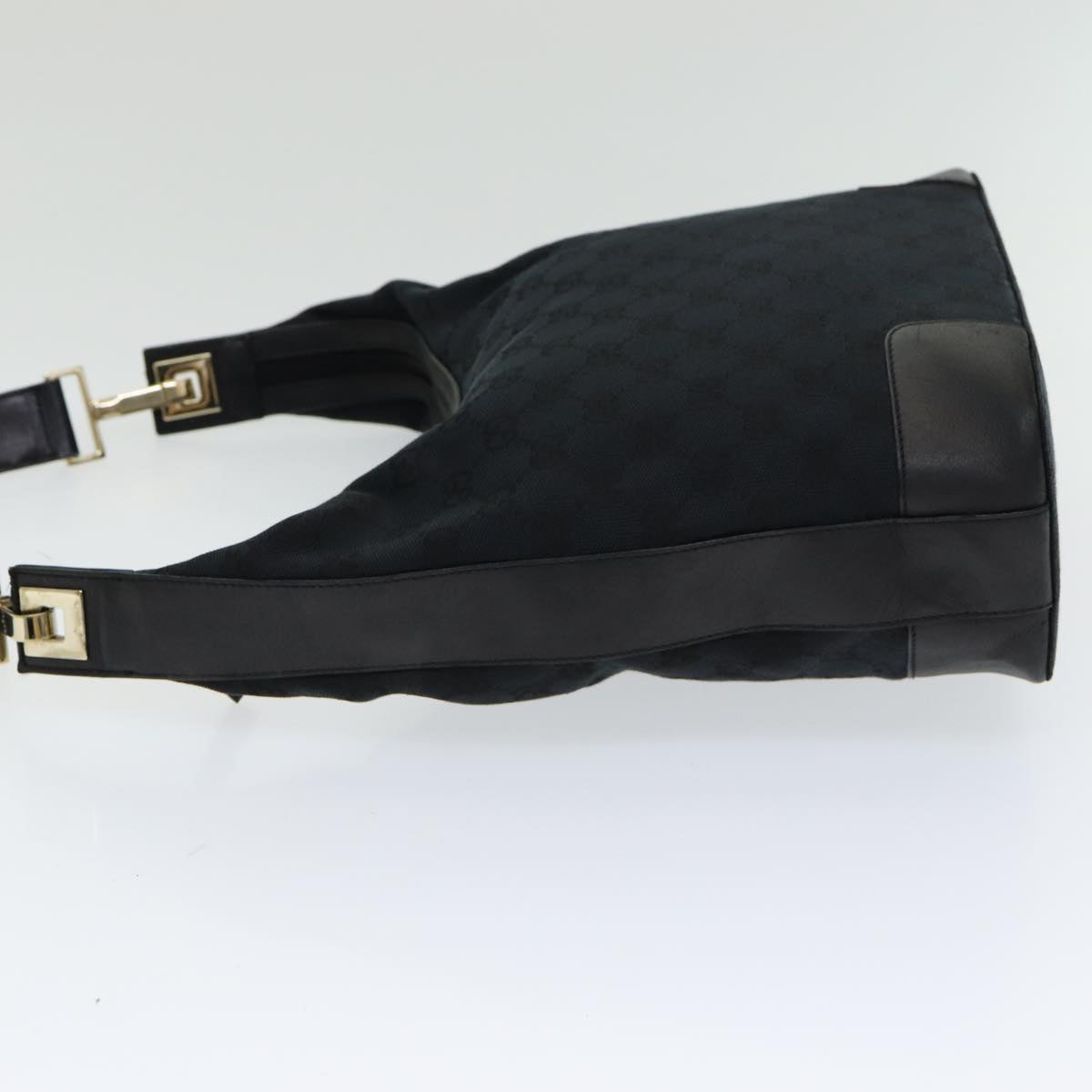 GUCCI GG Canvas Shoulder Bag Black 001 4204 am6699