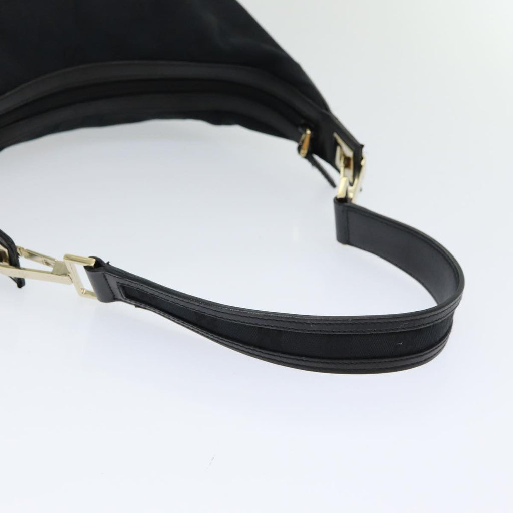 GUCCI GG Canvas Shoulder Bag Black 001 4204 am6699