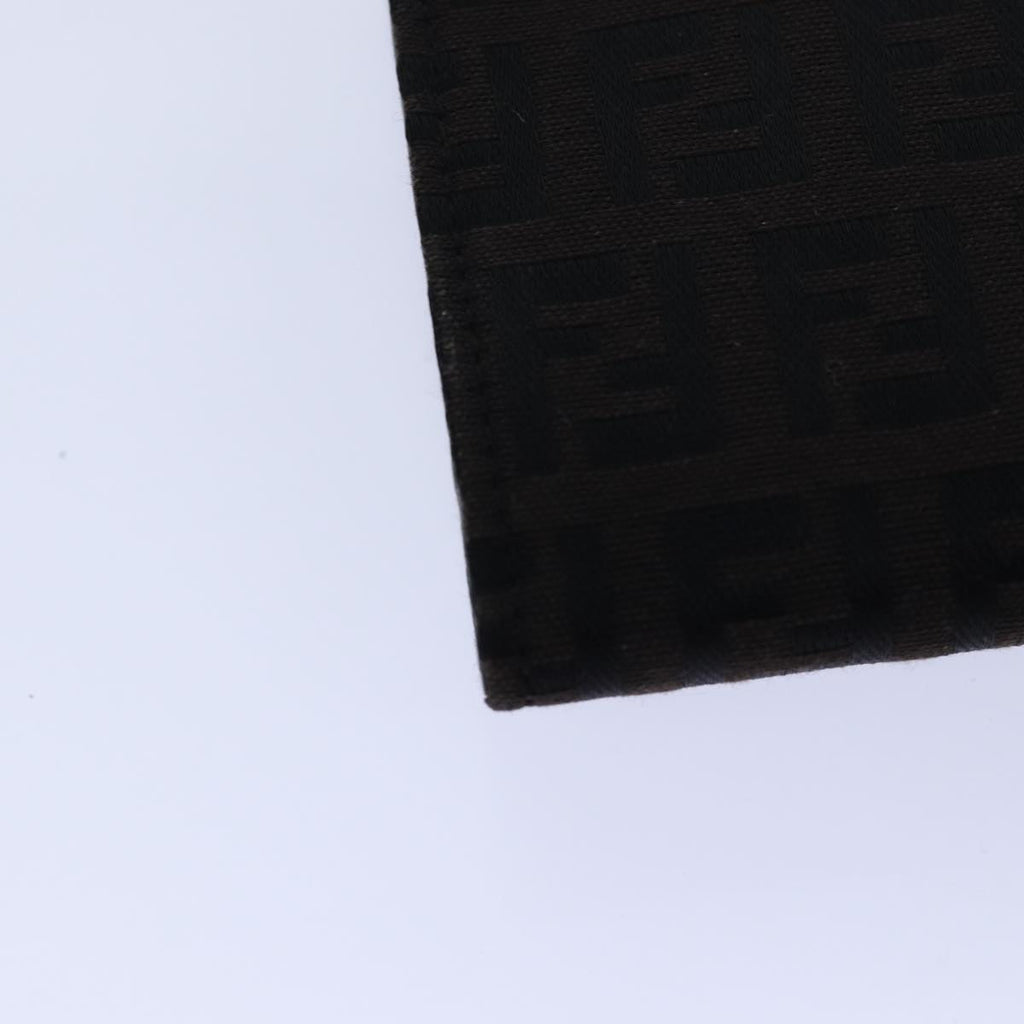 FENDI Zucchino Canvas Long Wallet Brown am6703