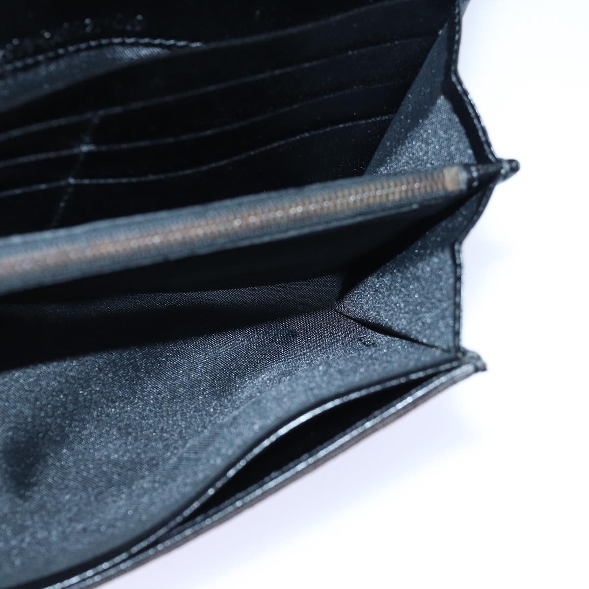 FENDI Zucchino Canvas Long Wallet Brown am6703