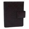GUCCI GG Canvas Guccissima Day Planner Cover Brown Silver 115240 am6719