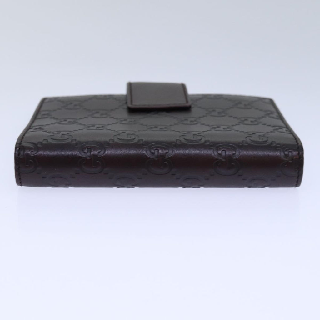 GUCCI GG Canvas Guccissima Day Planner Cover Brown Silver 115240 am6719