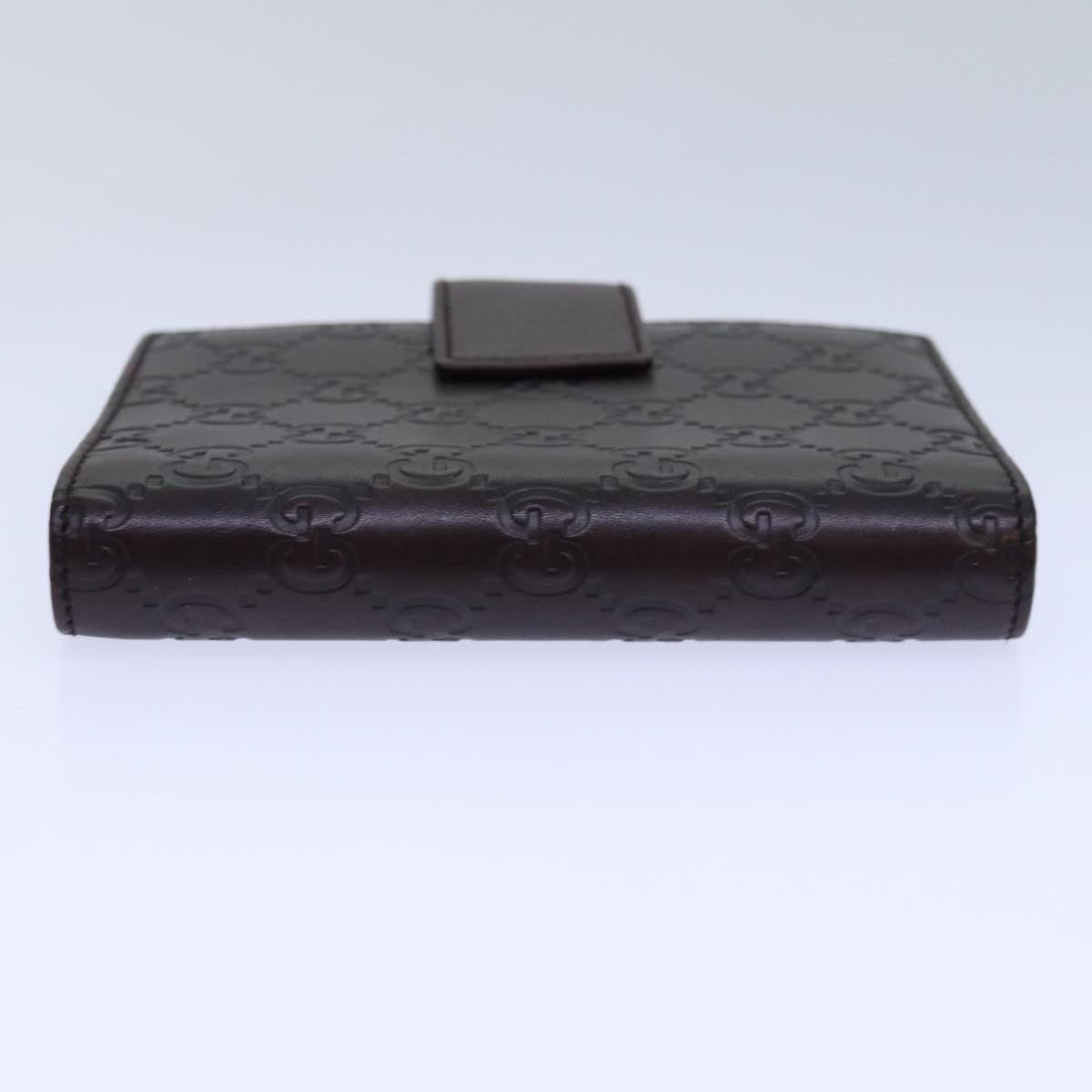 GUCCI GG Canvas Guccissima Day Planner Cover Brown Silver 115240 am6719