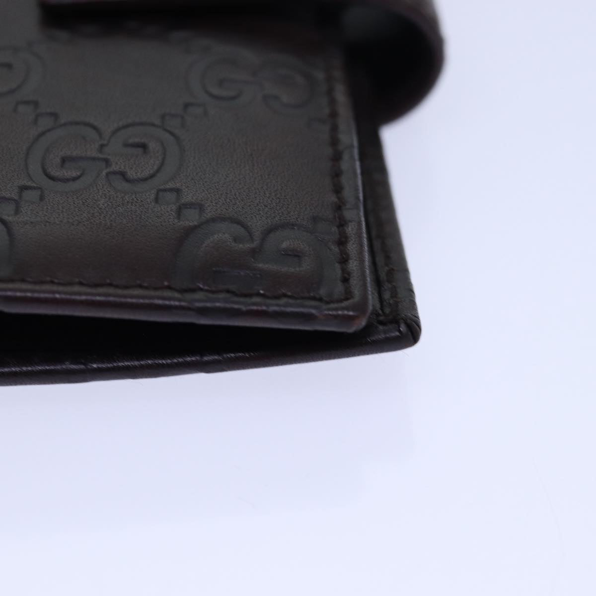 GUCCI GG Canvas Guccissima Day Planner Cover Brown Silver 115240 am6719
