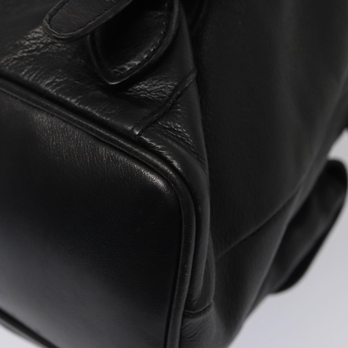 GUCCI Bamboo Backpack Leather Black Gold 003 2058 0016 am6724