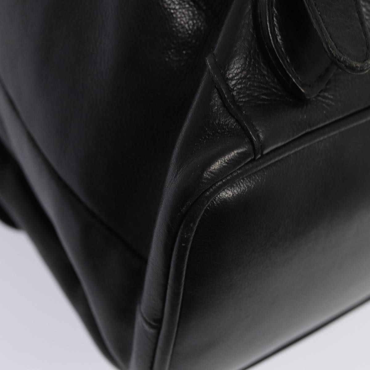 GUCCI Bamboo Backpack Leather Black Gold 003 2058 0016 am6724