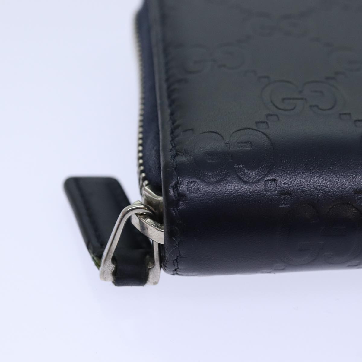GUCCI GG Canvas Sherry Line Guccissima Long Wallet Navy Red 408831 am6761