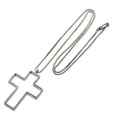 GUCCI Cross Necklace Ag925 Silver am6763
