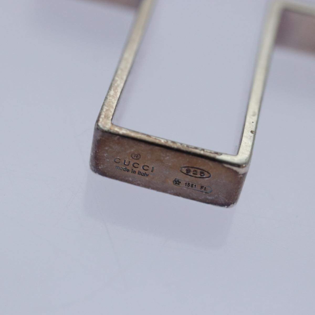 GUCCI Cross Necklace Ag925 Silver am6763