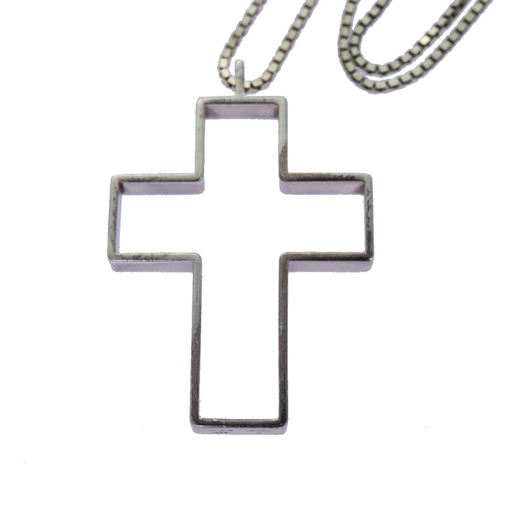 GUCCI Cross Necklace Ag925 Silver am6763