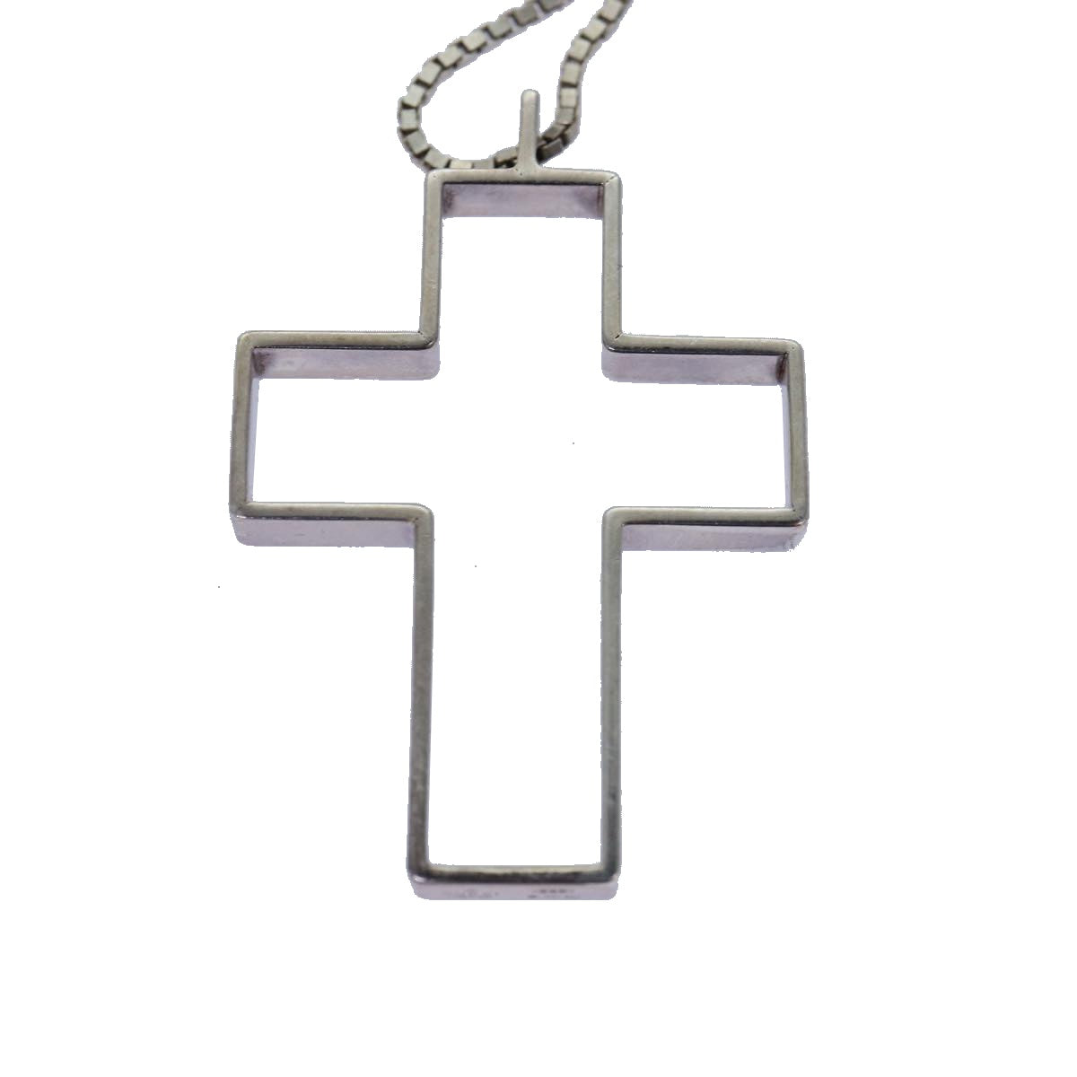 GUCCI Cross Necklace Ag925 Silver am6763