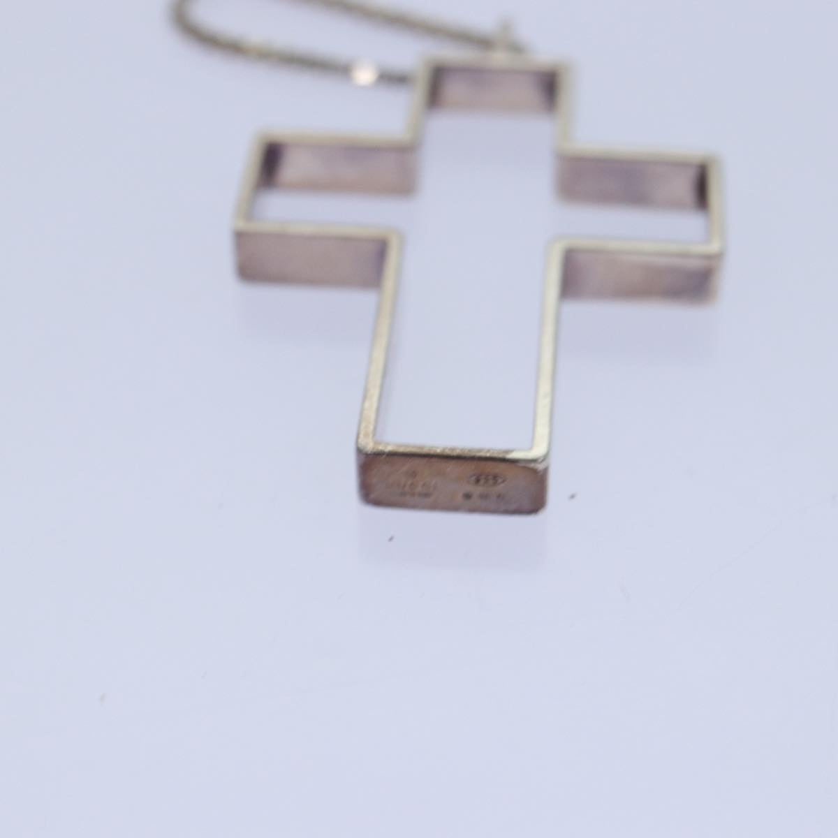 GUCCI Cross Necklace Ag925 Silver am6763