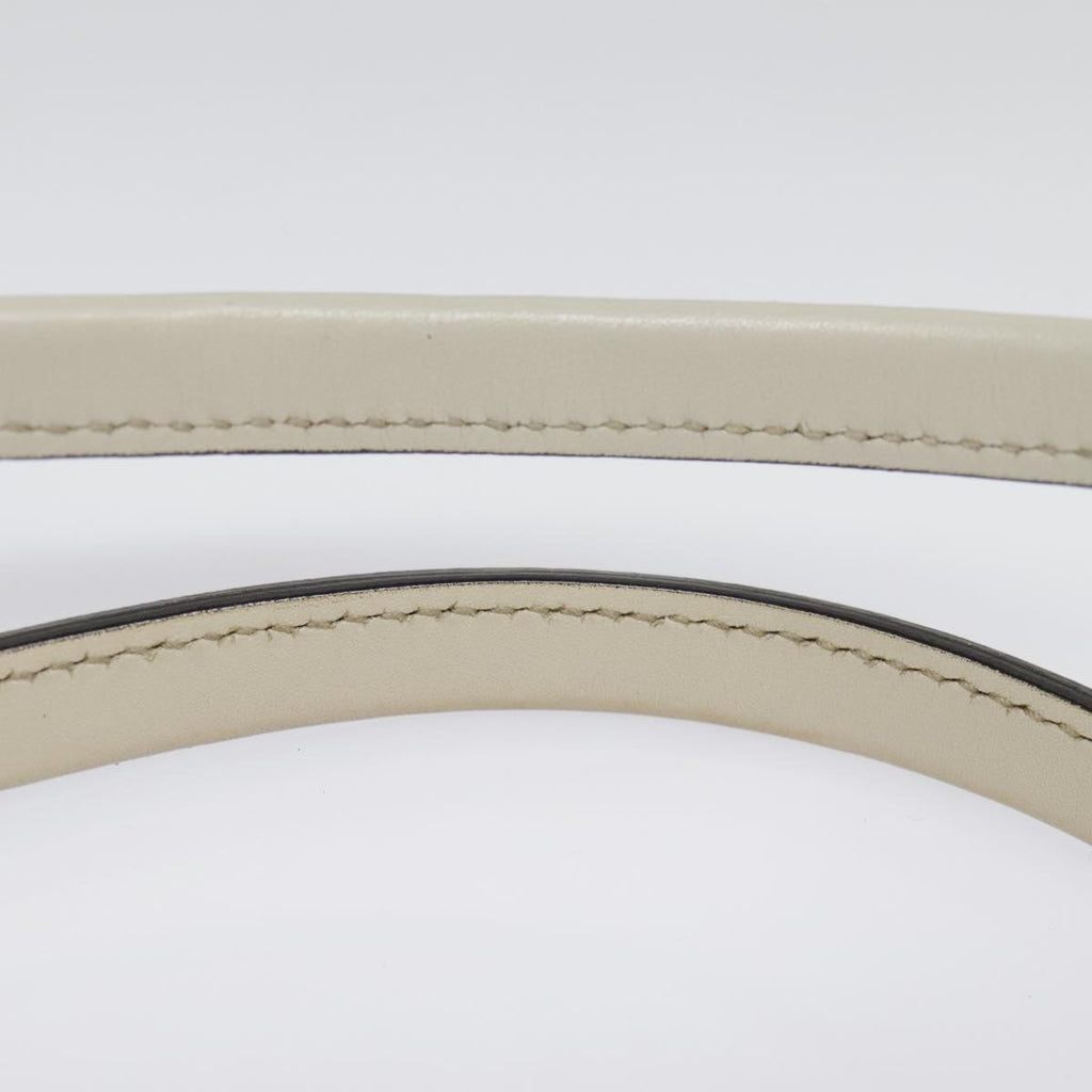 GUCCI Guccissima GG Twins Hand Bag Leather White am6833