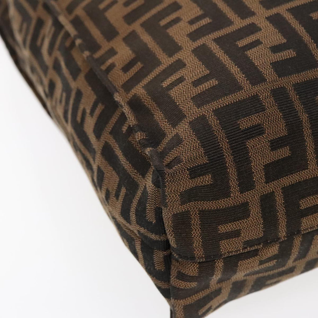 FENDI Zucca Canvas Tote Bag Brown Black am7065