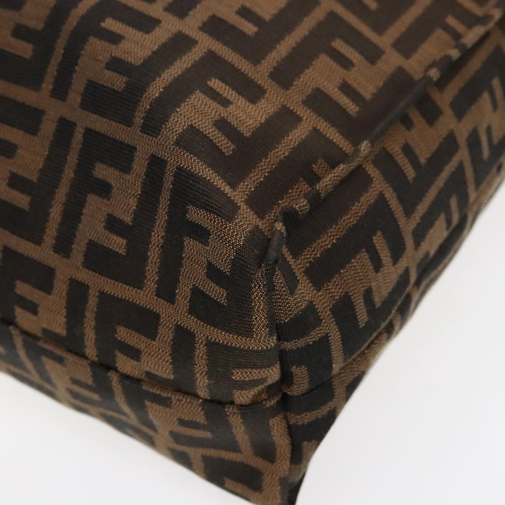 FENDI Zucca Canvas Tote Bag Brown Black am7065