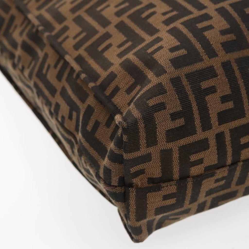 FENDI Zucca Canvas Tote Bag Brown Black am7065