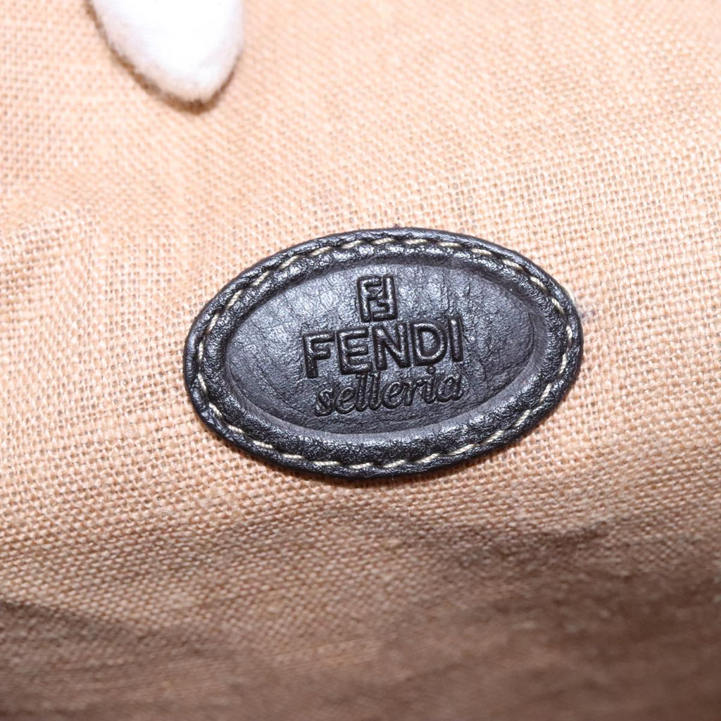 FENDI Zucca Canvas Tote Bag Brown Black am7065