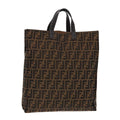 FENDI Zucca Canvas Tote Bag Brown Black am7065
