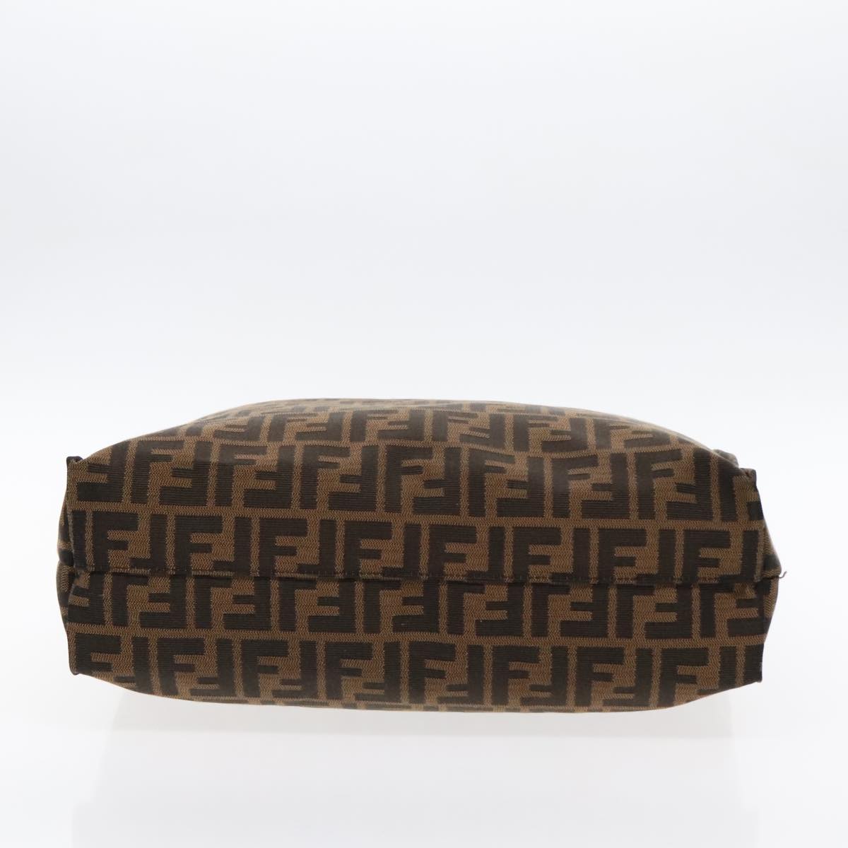 FENDI Zucca Canvas Tote Bag Brown Black am7065