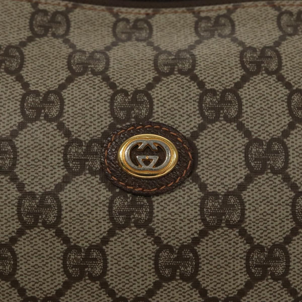 GUCCI GG Supreme Clutch Bag PVC Leather Beige 97 01 029 am7096