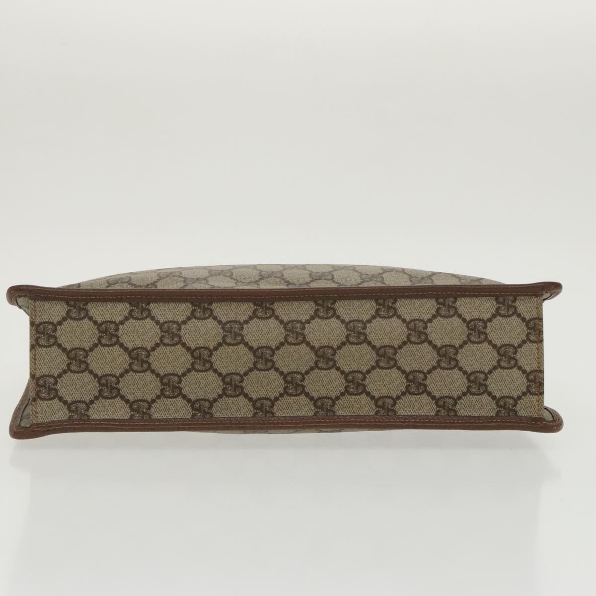 GUCCI GG Supreme Clutch Bag PVC Leather Beige 97 01 029 am7096