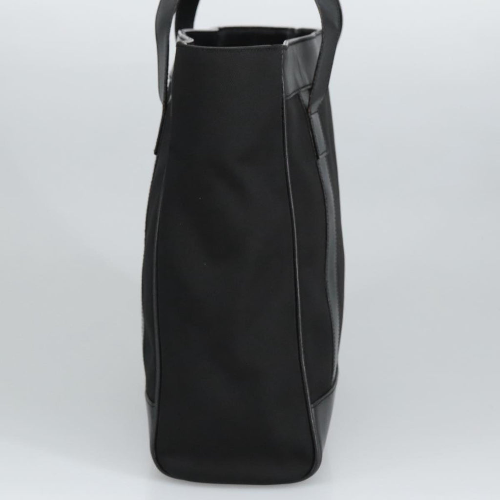 GUCCI Tote Bag Nylon Leather Black Silver 002 1705 0405 am7109