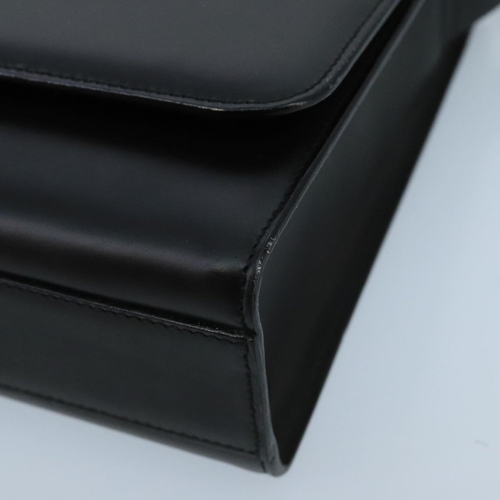 GUCCI Shoulder Bag Leather Black am7127