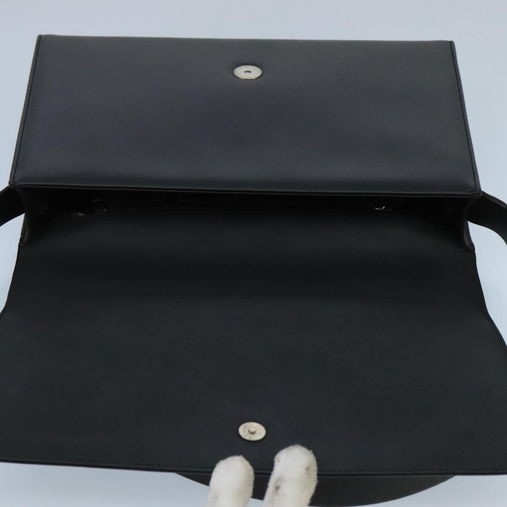 GUCCI Shoulder Bag Leather Black am7127