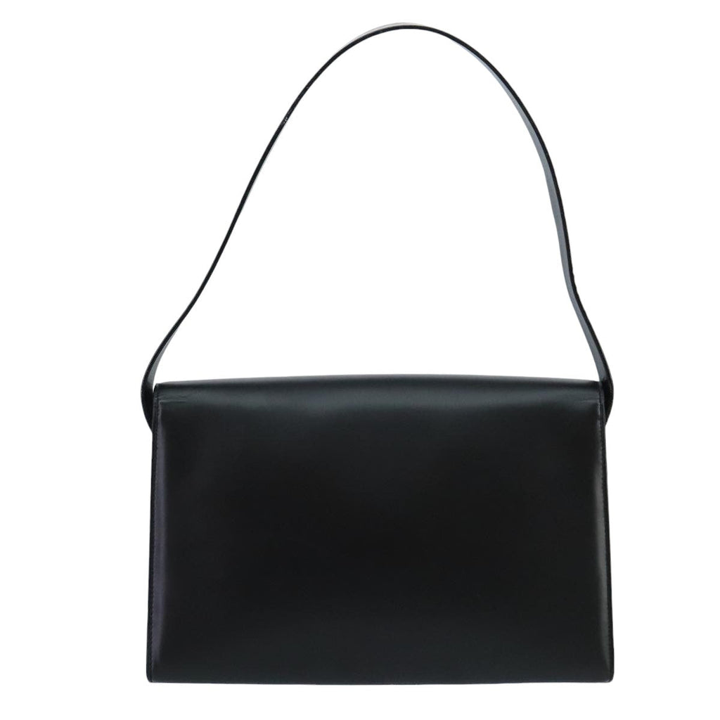 GUCCI Shoulder Bag Leather Black am7127