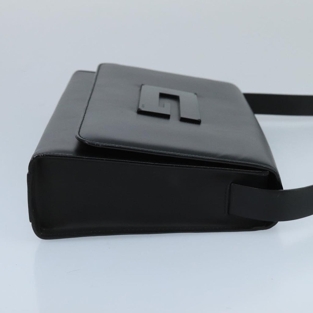 GUCCI Shoulder Bag Leather Black am7127
