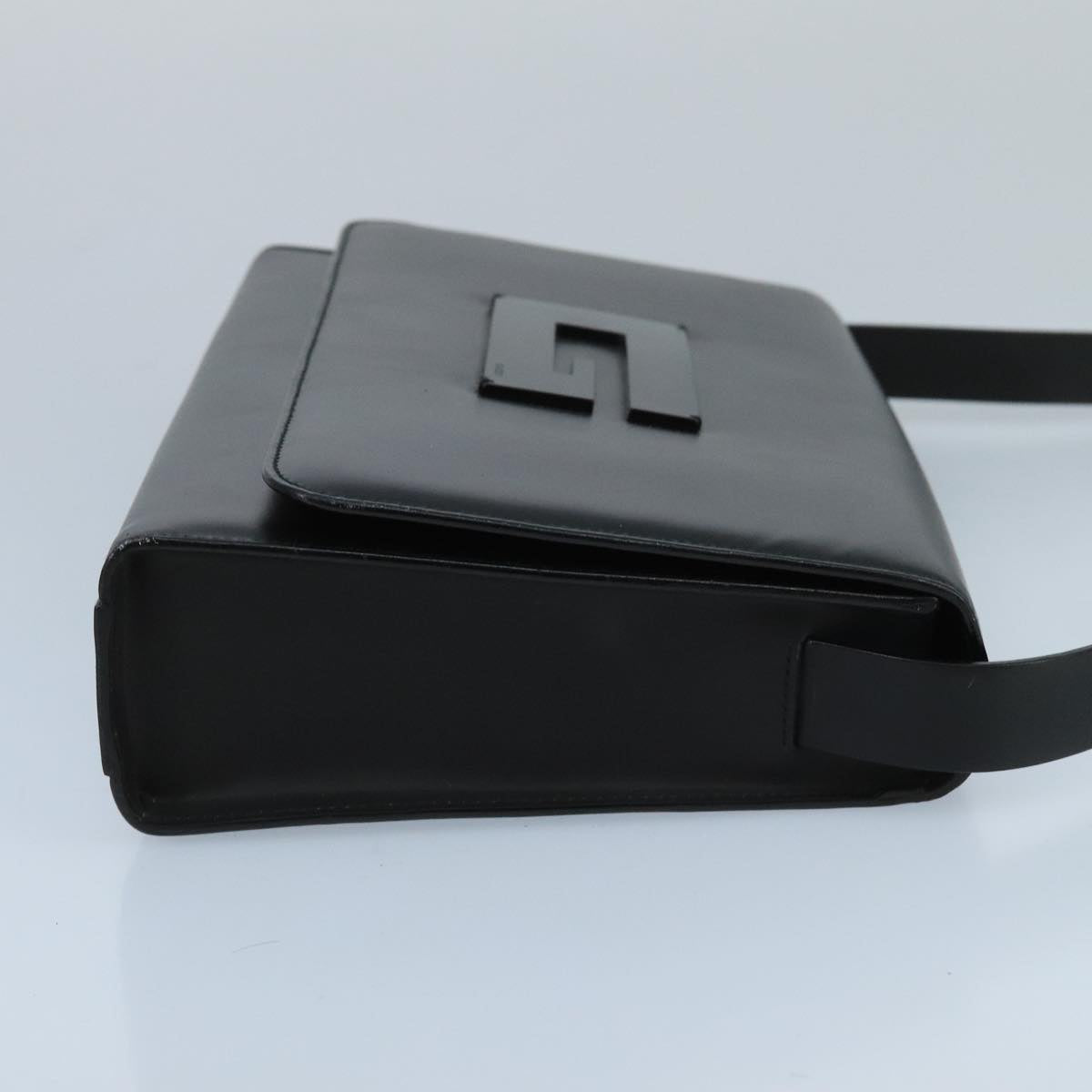 GUCCI Shoulder Bag Leather Black am7127