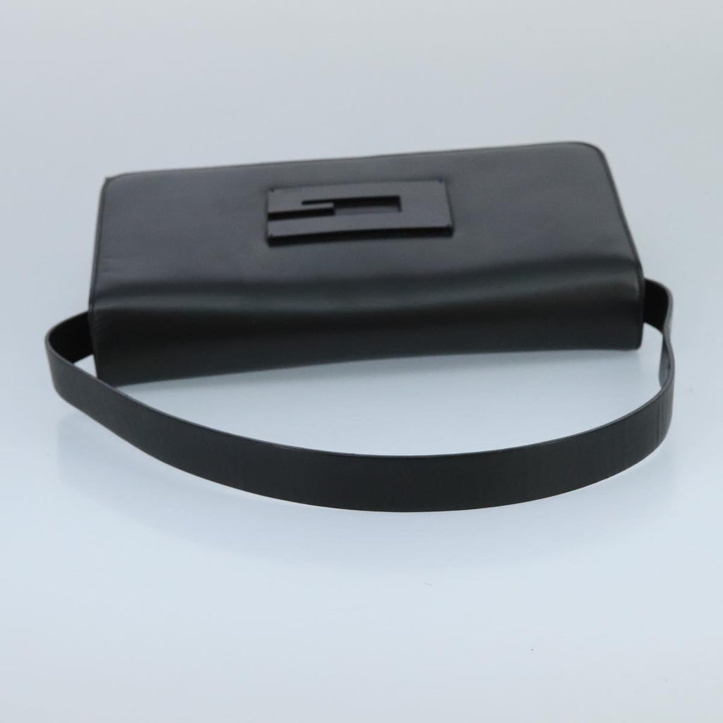 GUCCI Shoulder Bag Leather Black am7127
