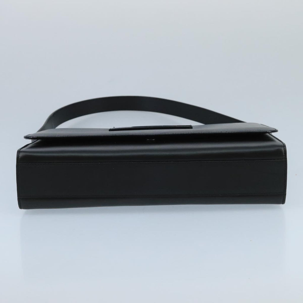 GUCCI Shoulder Bag Leather Black am7127