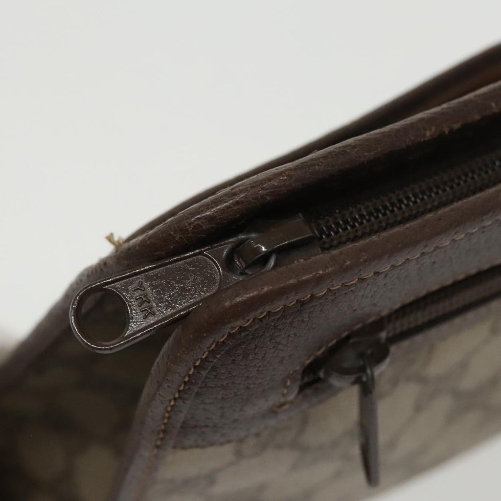 GUCCI GG Supreme Clutch Bag PVC Leather Beige 97 01 037 am7169