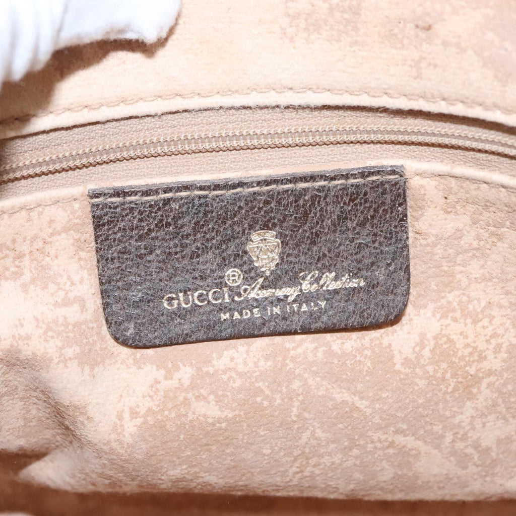 GUCCI GG Supreme Clutch Bag PVC Leather Beige 97 01 037 am7169