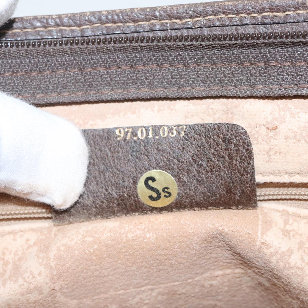 GUCCI GG Supreme Clutch Bag PVC Leather Beige 97 01 037 am7169