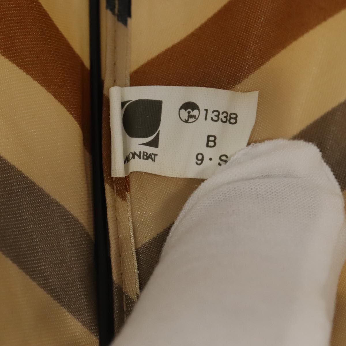 FENDI Umbrella Nylon Beige Black am7181