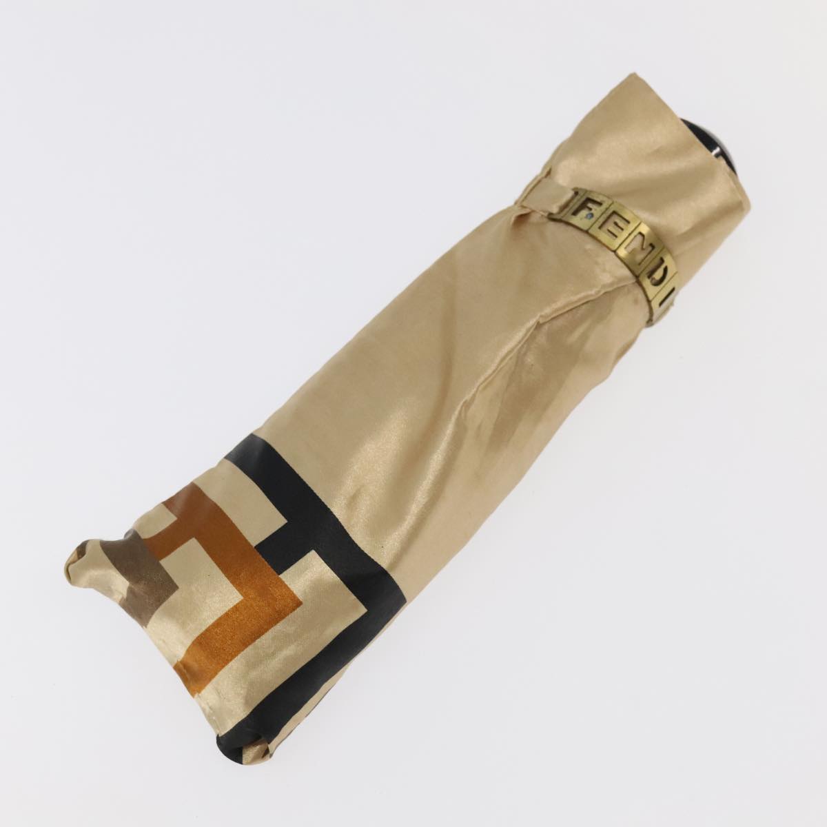 FENDI Umbrella Nylon Beige Black am7181