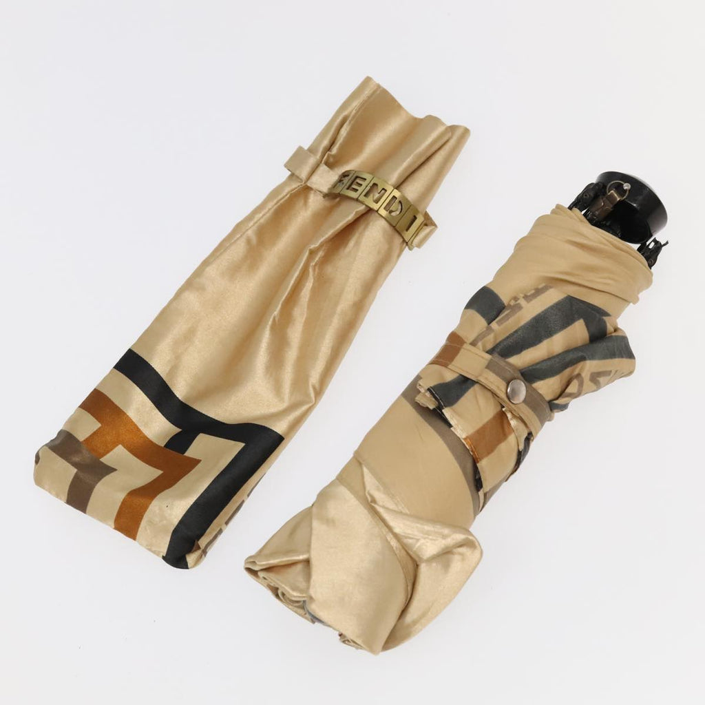 FENDI Umbrella Nylon Beige Black am7181