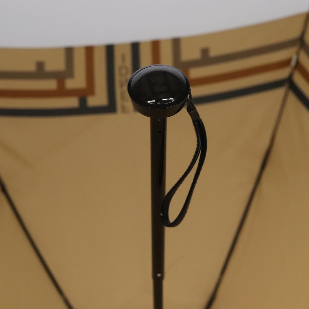 FENDI Umbrella Nylon Beige Black am7181