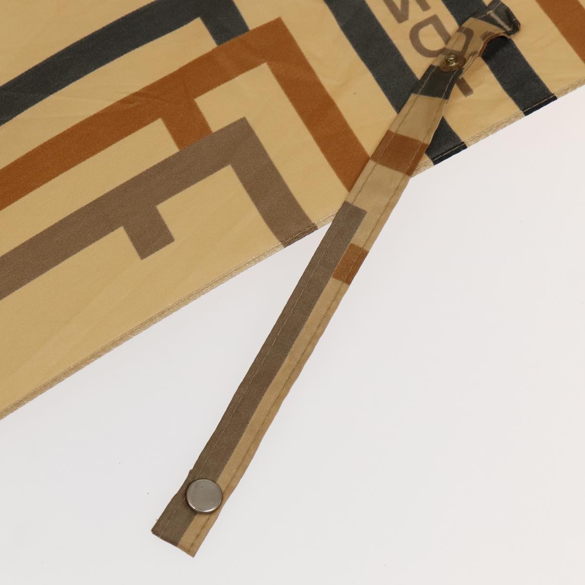 FENDI Umbrella Nylon Beige Black am7181
