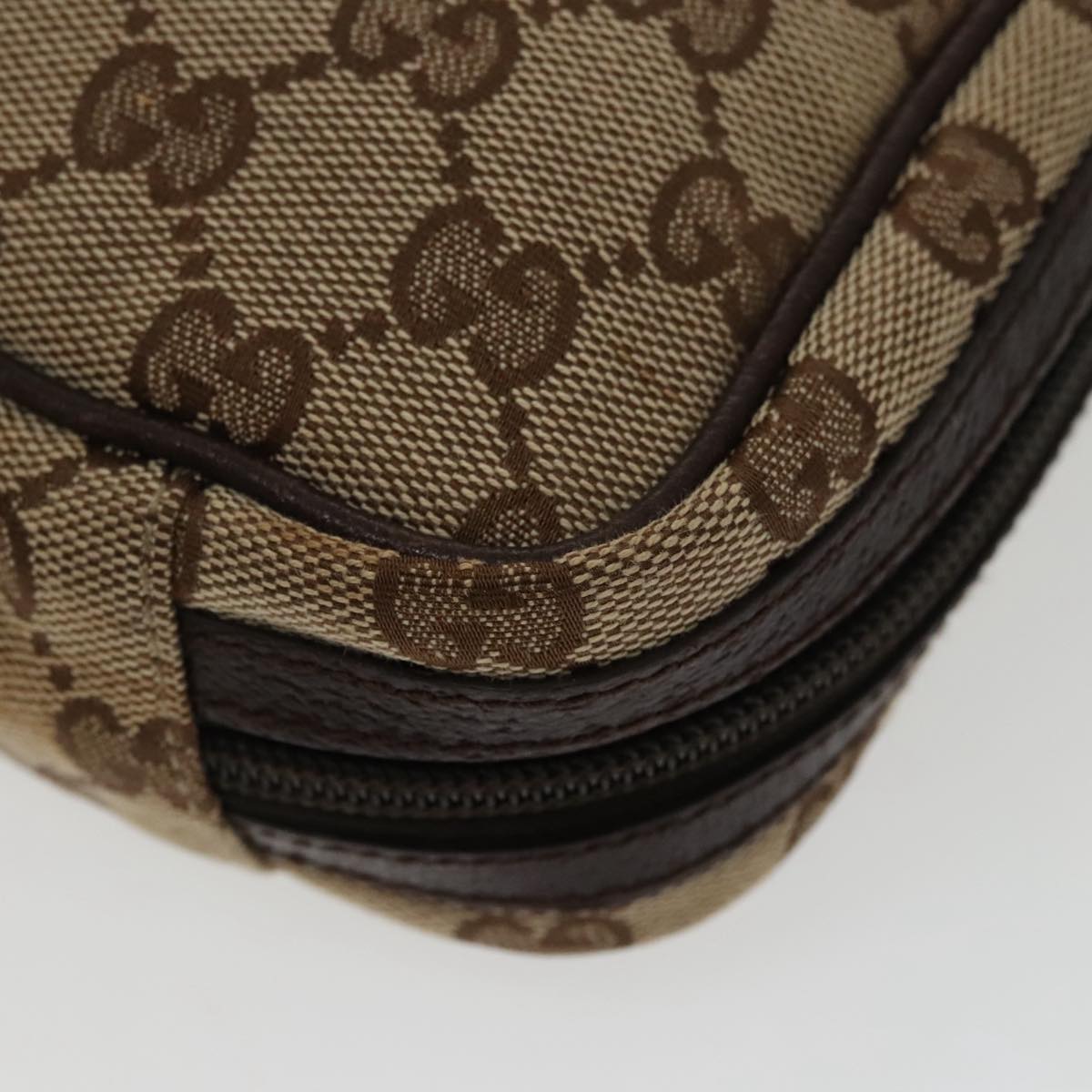 GUCCI GG Canvas Pouch Beige am7191