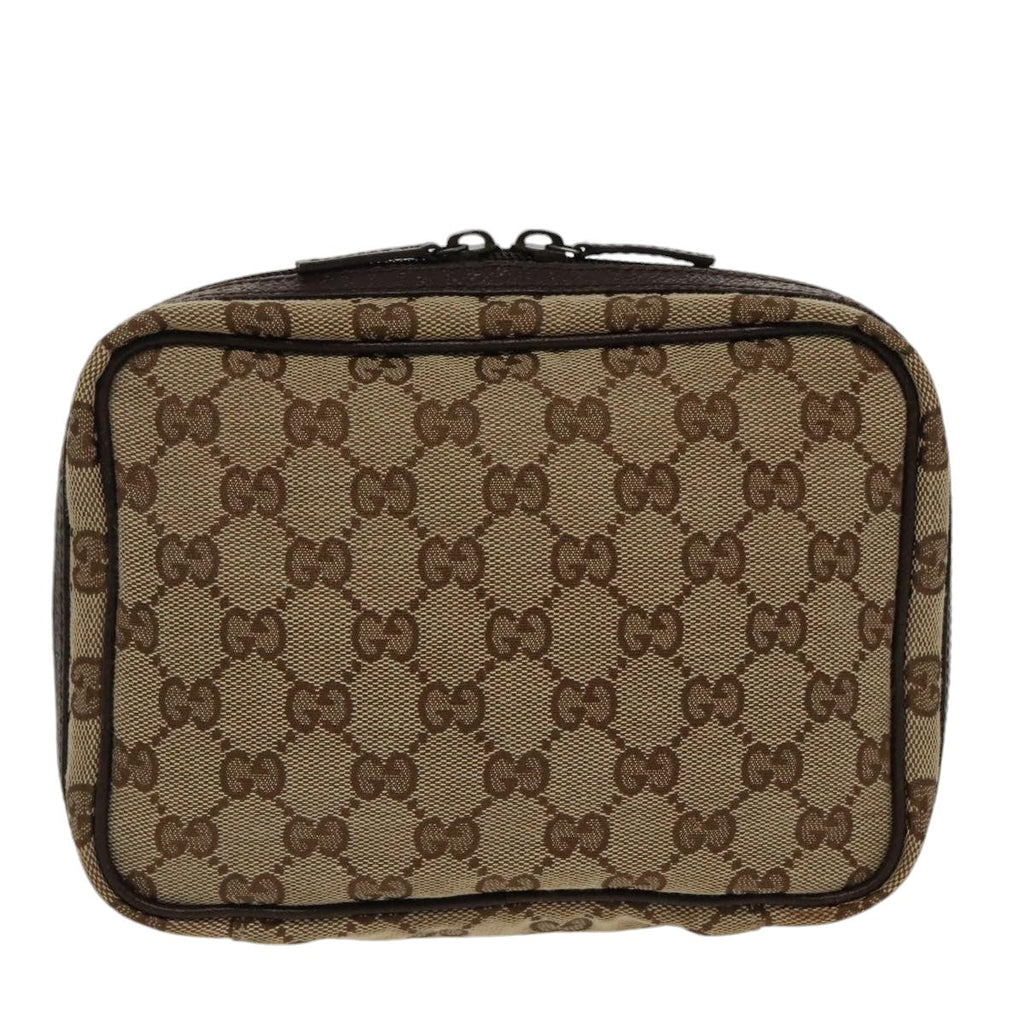 GUCCI GG Canvas Pouch Beige am7191