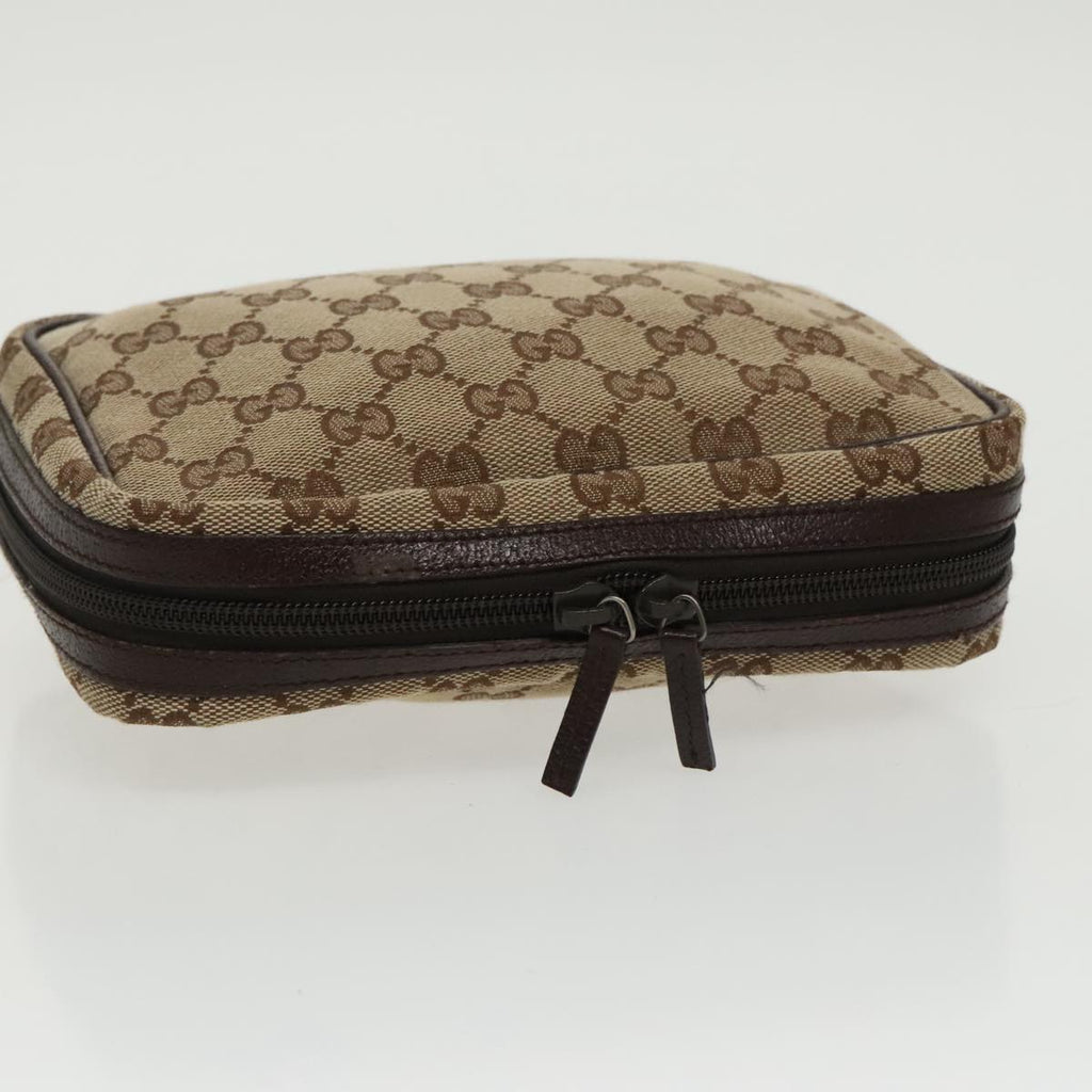 GUCCI GG Canvas Pouch Beige am7191
